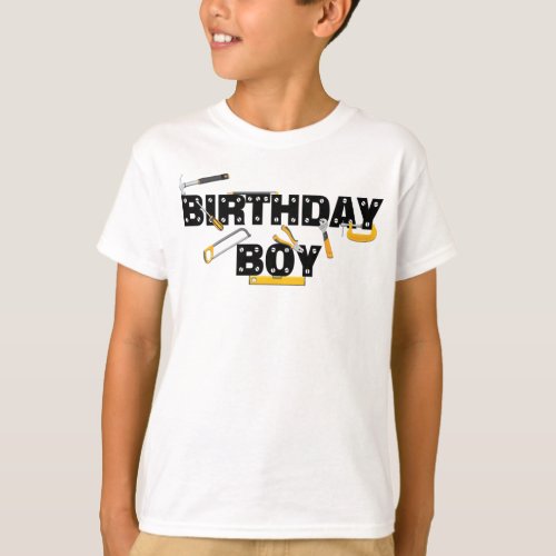 Tools Birthday Party T_shirt