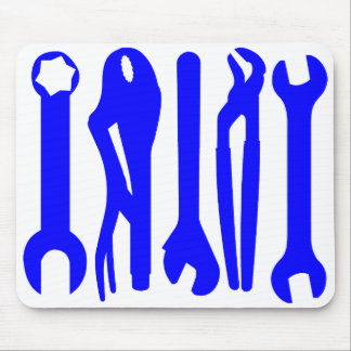 Tools - Blue Mouse Pad