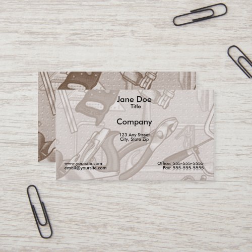 Tools Business Card