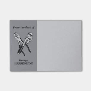 TOOLS custom monogram Post-It notes