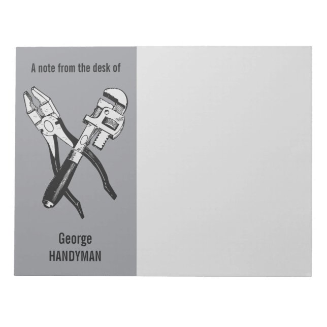 TOOLS custom notepads (Front)