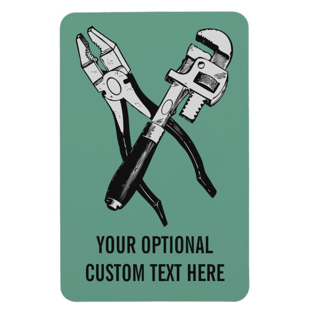 TOOLS custom text & color magnet (Vertical)