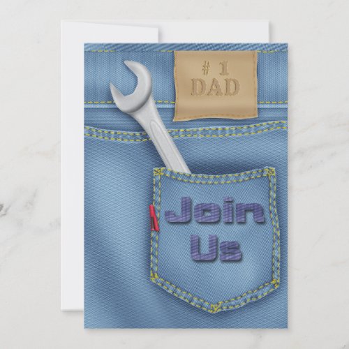 Tools Fathers Day Party Invitations