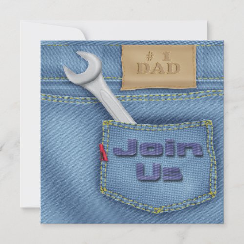 Tools Fathers Day Party Invitations