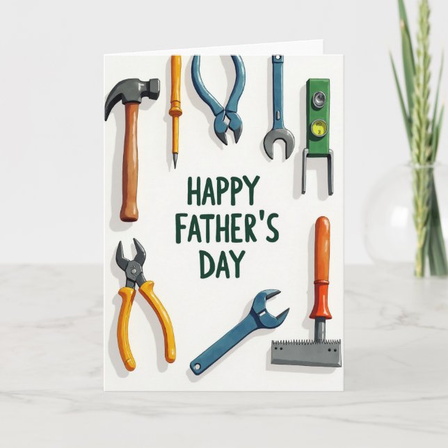 Tools For A Sweet Fathers Day Card (Front)