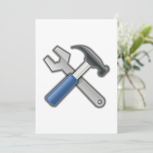 Tools, Hammer and Wrench (Standing Front)