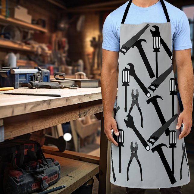Tools Hammer Saw Garage Apron (Creator Uploaded)