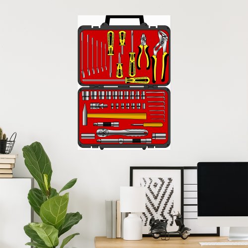 Tools In A Tool Box Poster