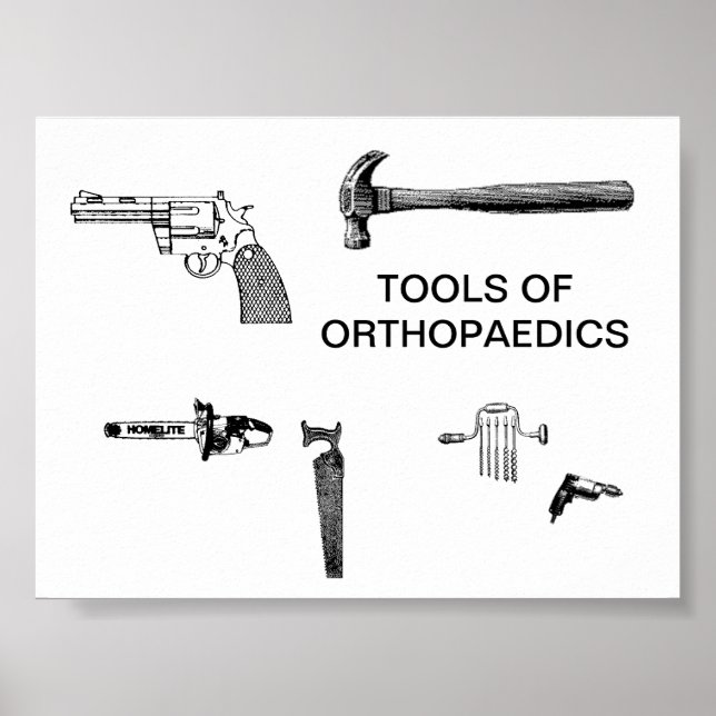 TOOLS OF ORTHOPAEDICS POSTER (Front)