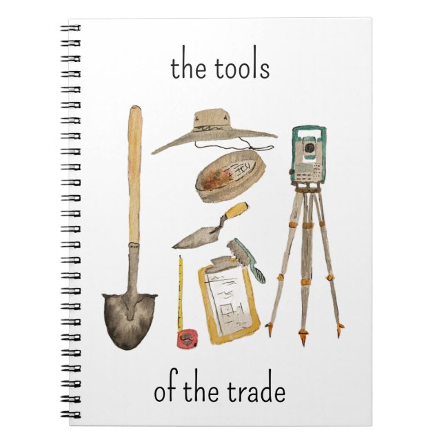 Tools of the Trade Archaeology Notebook (Front)