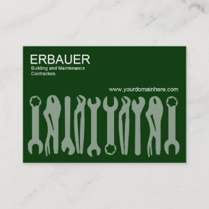 Tools of the Trade (Chubby v2) - Dark Green Business Card