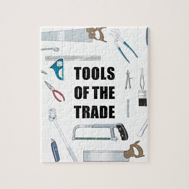 Tools of the trade: Hardware used by handyman Jigsaw Puzzle (Vertical)