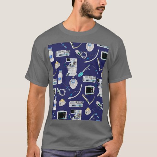 Tools of the Trade SPACE BLUE Anesthesia Anaesthes T_Shirt