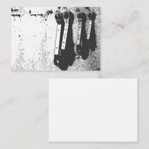 Tools Spanners Mechanical Industrial Feel Enclosure Card