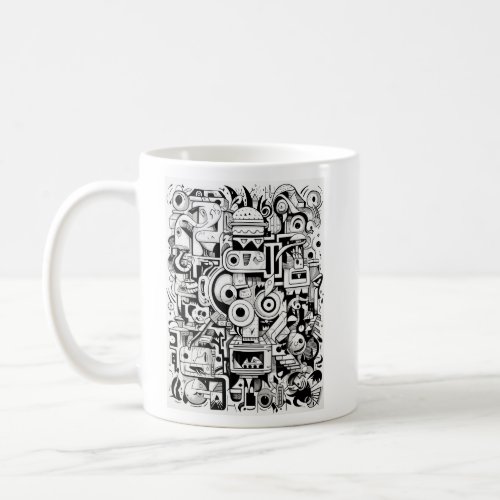 toon Anteater Graffiti 1  Coffee Mug