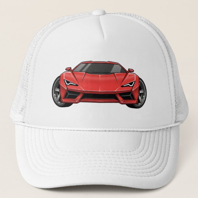 Toon Car Style Trucker Hat (Front)