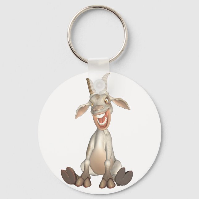 toon goat keychain (Front)