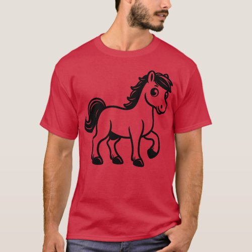 toon Horse T_Shirt