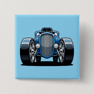 Toon Hotrod Art Button