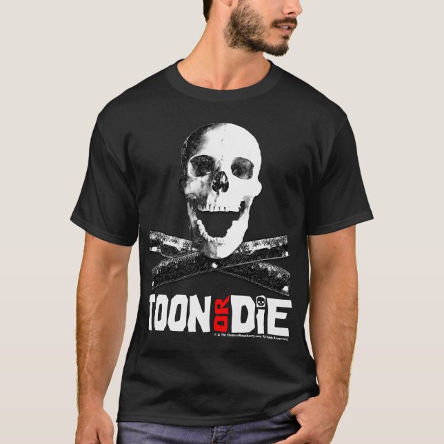 "Toon Or Die" Grey T-Shirt (Front)
