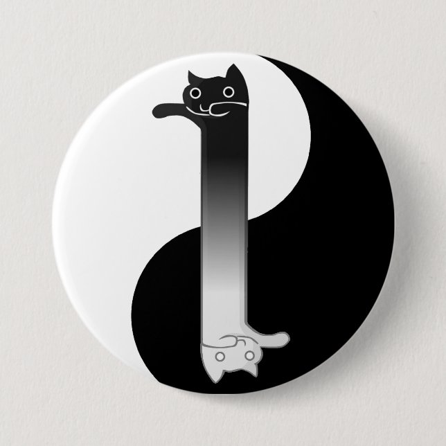 Toon Tao of Longcat Button (Front)