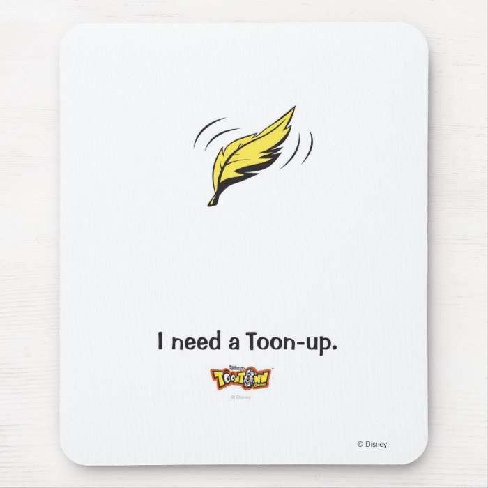 Toon Town Leaf Logo Disney Mouse Pad