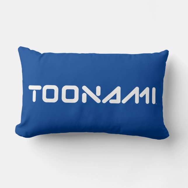 Toonami Digital Font Logo Lumbar Pillow (Front)