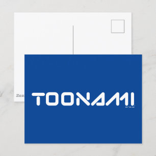 Toonami Digital Font Logo Postcard