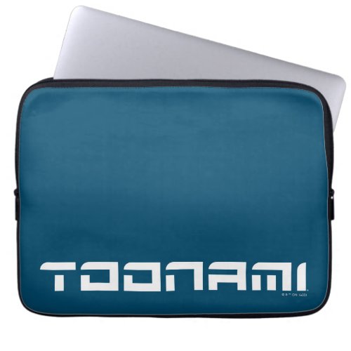 Toonami Futuristic Font Logo Laptop Sleeve