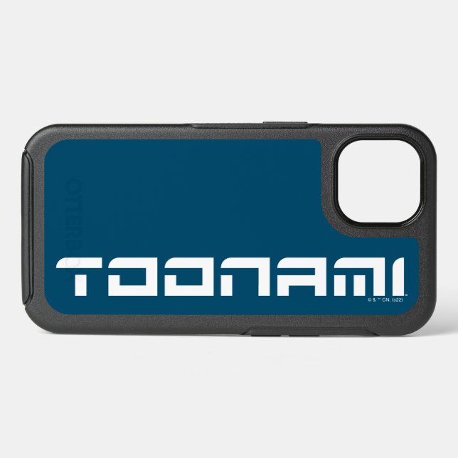 Toonami Futuristic Font Logo Otterbox iPhone Case (Back Horizontal)