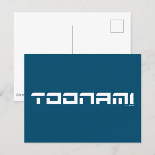 Toonami Futuristic Font Logo Postcard