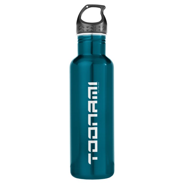 Toonami Futuristic Font Logo Stainless Steel Water Bottle (Front)