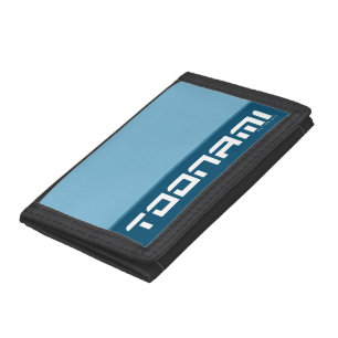 Toonami Futuristic Font Logo Tri-fold Wallet