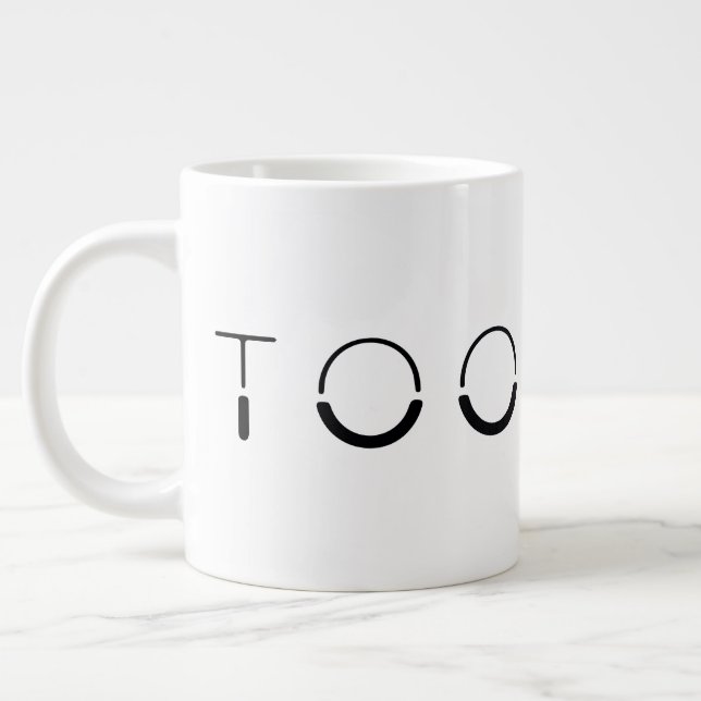Toonami Split Font Logo Giant Coffee Mug (Left)