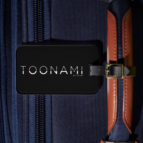 Toonami Split Font Logo Luggage Tag