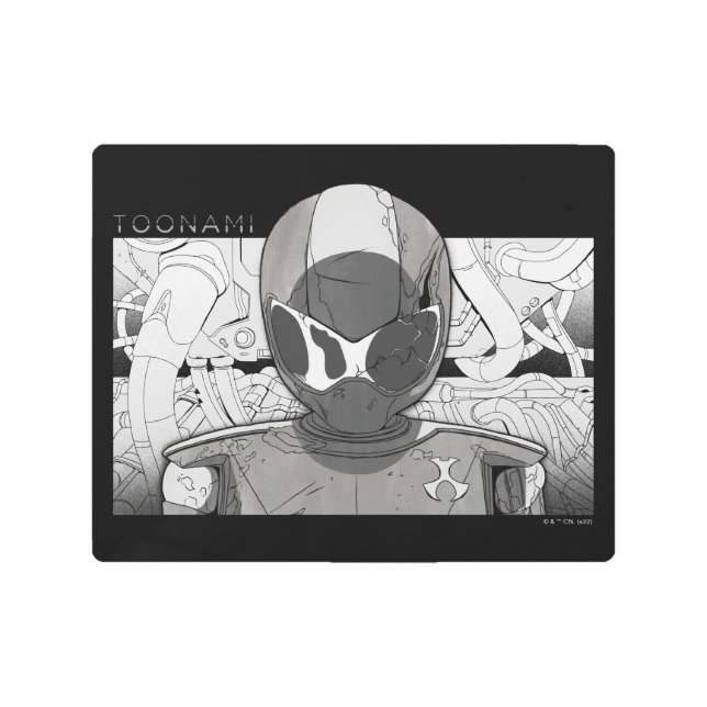 Toonami TOM 5 Countdown Comic Bumper Metal Print (Front)
