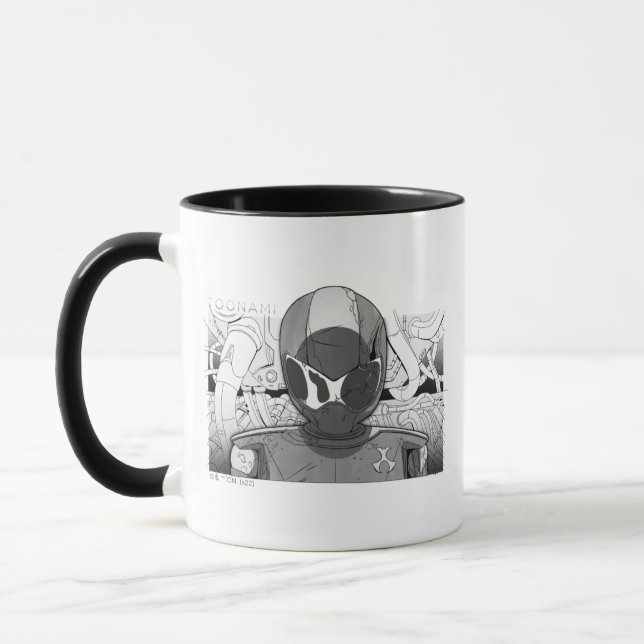 Toonami TOM 5 Countdown Comic Bumper Mug (Left)