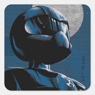Toonami TOM 5 Moonlight Graphic Square Sticker