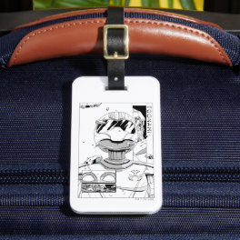 Toonami TOM 5 & SARA Comic Style Bumper Luggage Tag