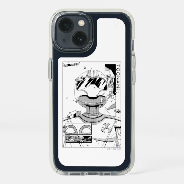 Toonami TOM 5 & SARA Comic Style Bumper Speck iPhone 13 Case (Front)