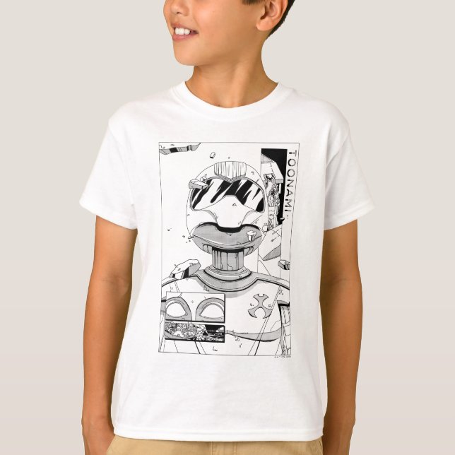 Toonami TOM 5 & SARA Comic Style Bumper T-Shirt (Front)