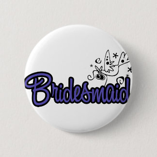 ToonDoveBridesmaidInd Pinback Button