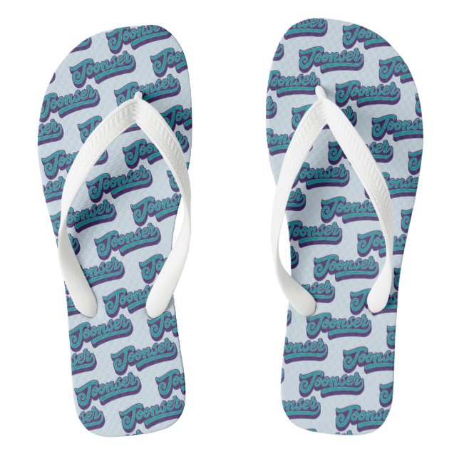 Toonser Doric Scottish Dialect   Flip Flops (Footbed)