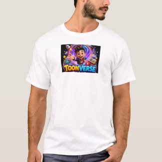 ToonVerse – AI Cartoon Characters & Creative Kids T-Shirt