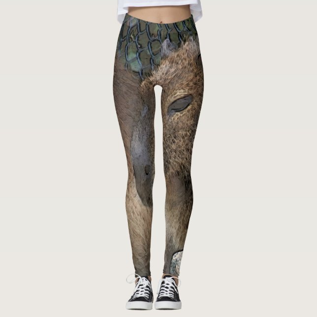 toony Capibarah Leggings (Front)