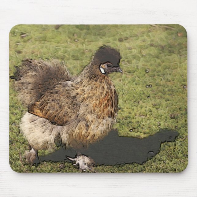 toony chicken mouse pad (Front)