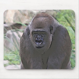 toony Gorilla Mouse Pad