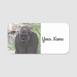toony Gorilla Name Tag