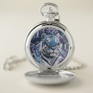 Toony Tiger blue Pocket Watch