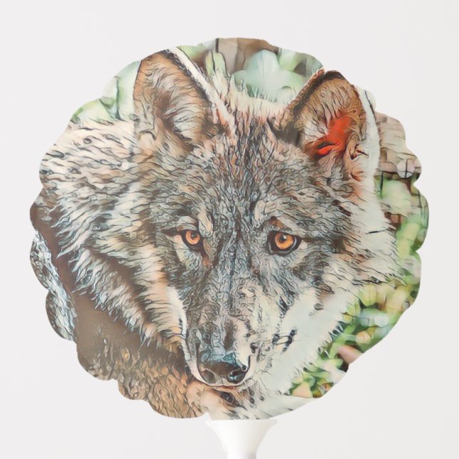 toony wolf balloon (Front)